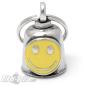 Preview: Biker-Bell With Yellow Smiley Emoji Gremlin Bell Motorcycle Bell Lucky Charm